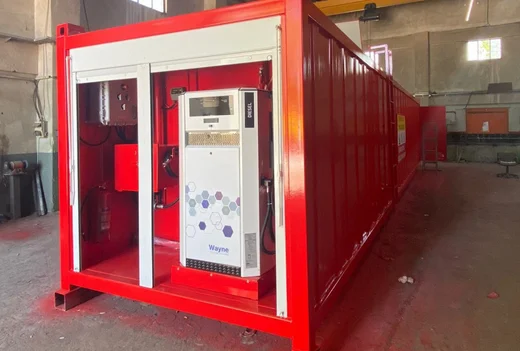 Mobile Fuel Stations Red Container