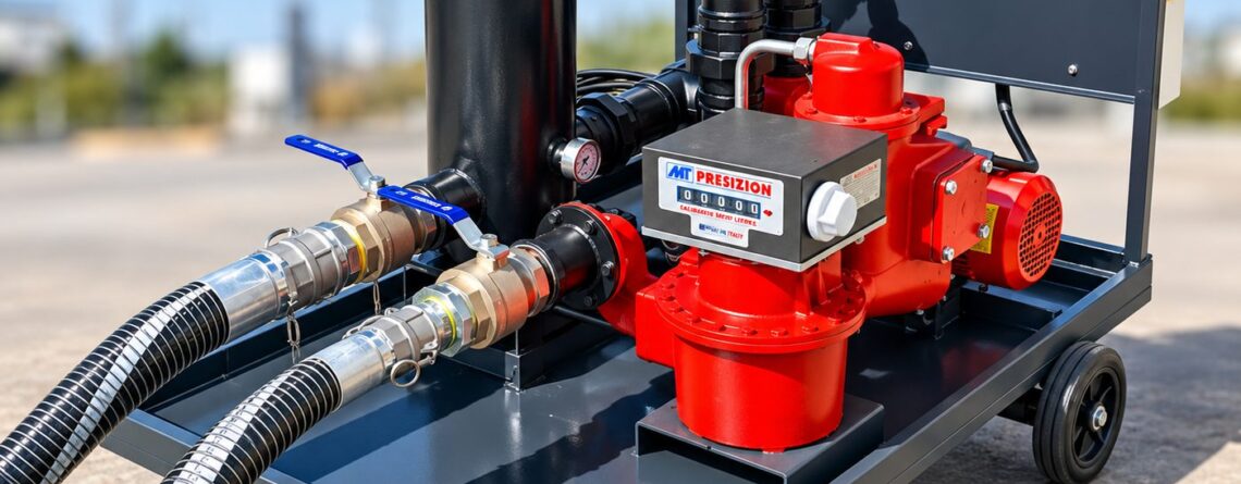 High-flow ATEX self-priming diesel transfer pump unit